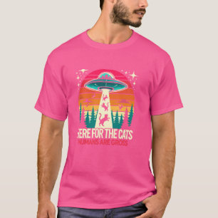 Die Alien des Großen Spaßes ist für Katzen ein Par T-Shirt