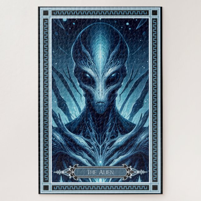 Die Alien-Tarot-Karte Puzzle (Vertikal)