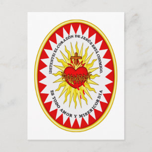 Die Allerheiligste Herz Jesu Postkarte