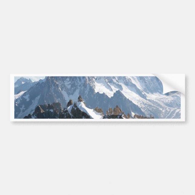Die Alpen - prächtig! Autoaufkleber (Vorne)