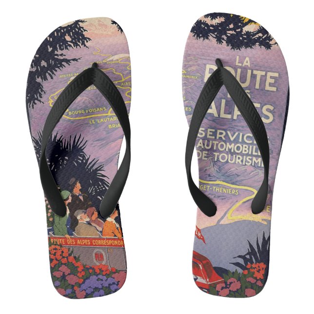 Die Alpenstraße Flip Flops (Fußbett)