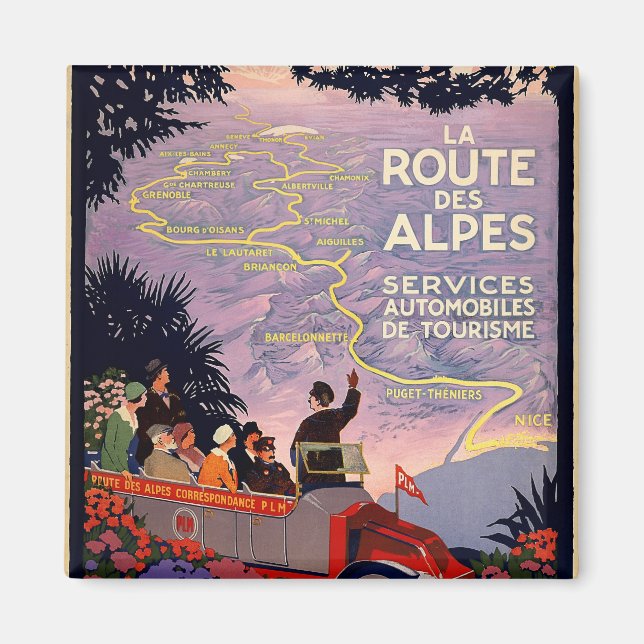 Die Alpenstraße Magnet (Vorne)