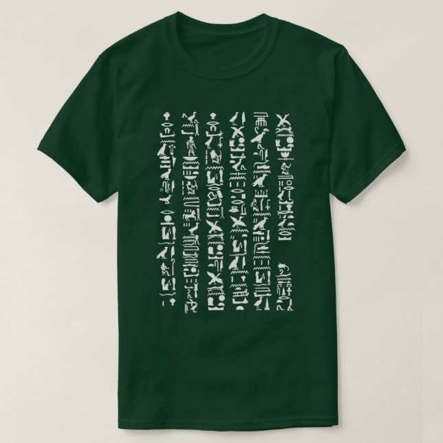 Die alte ägyptische Sprache T-Shirt (Design vorne)