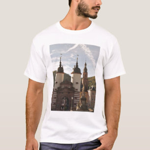 Die Alte Brücke in der Altstadt von Heidelberg, De T-Shirt