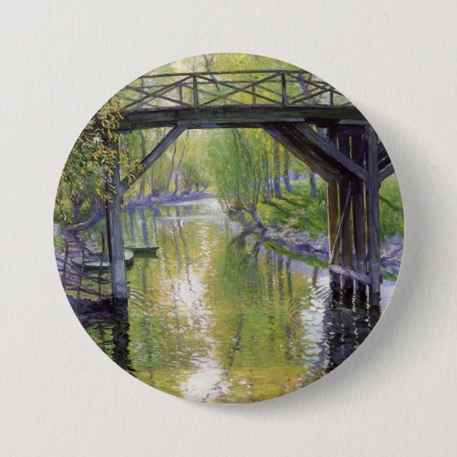 Die Alte Brücke (mit Typ Rose) Button (Vorderseite)