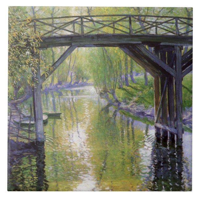 Die Alte Brücke (mit Typ Rose) Fliese (Vorderseite)