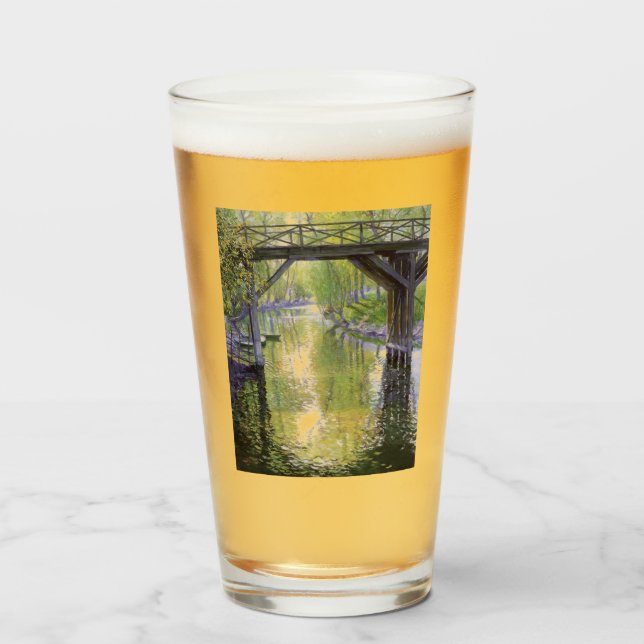 Die Alte Brücke (mit Typ Rose) Glas (Vorne (Gefüllt))