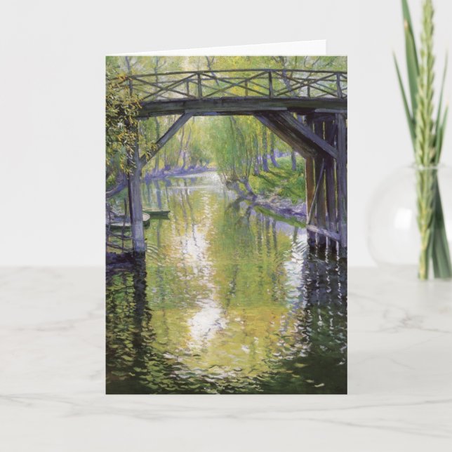 Die Alte Brücke (mit Typ Rose) Karte (Vorderseite)