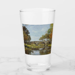 Die alte Brücke (von Theodore Robinson) Glas