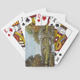 Die alte Brücke (von Theodore Robinson) Spielkarten