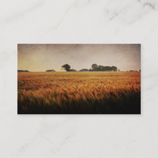 Die alte Familien-Bauernhof-Visitenkarte Visitenkarte (Vorderseite)