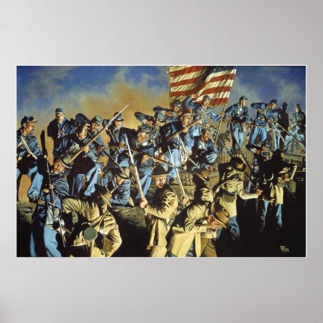 Die alte Flagge hat den Boden nie berührt Poster (Vorne)