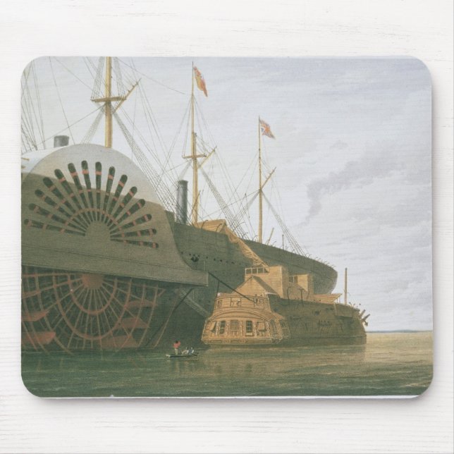 Die alte Fregatte HMS Agamemnon mit ihrem Gewicht Mousepad (Vorne)
