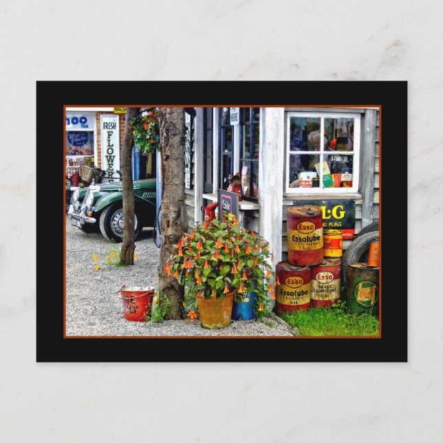 DIE ALTE GARAGE ~ Postkarte (Vorderseite)