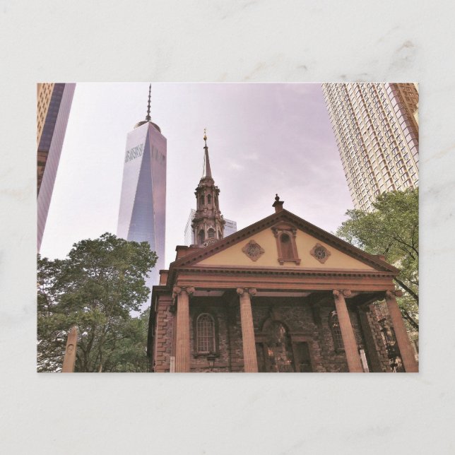 Die alte Garde. Historische St. Paul's Kapelle. Postkarte (Vorderseite)