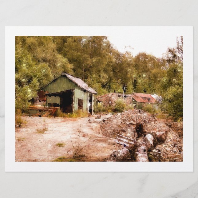 DIE ALTE GOLD MINE FLYER (Vorne)