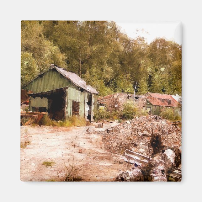 DIE ALTE GOLD MINE MAGNET (Vorne)