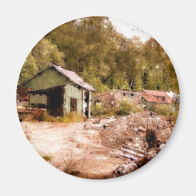 DIE ALTE GOLD MINE MAGNET (Vorne)