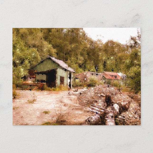 DIE ALTE GOLD MINE POSTKARTE (Vorderseite)