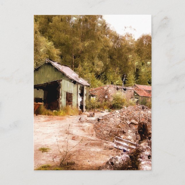 DIE ALTE GOLDMINE POSTKARTE (Vorderseite)