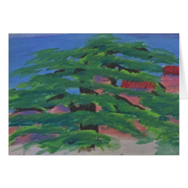 Die alte Kiefer bei Château le Seuil (Vorderseite (Horizontal))