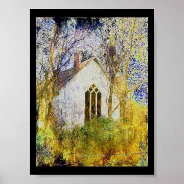 Die alte Kirche Poster (Vorne)