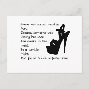 Die alte Magd in Peru Postkarte