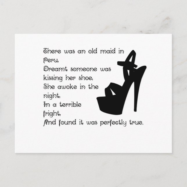 Die alte Magd in Peru Postkarte (Vorderseite)
