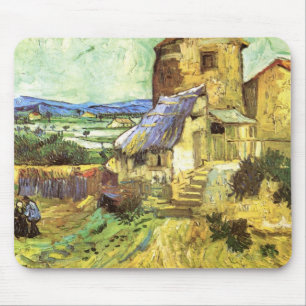 Die alte Mühle von Vincent van Gogh Mousepad