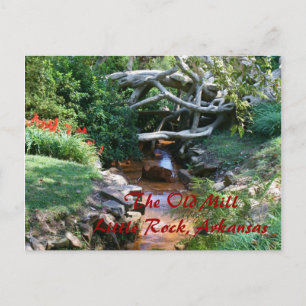 Die alte Postkarte der Mühle