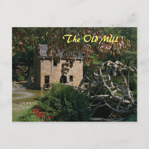 Die alte Postkarte der Mühle
