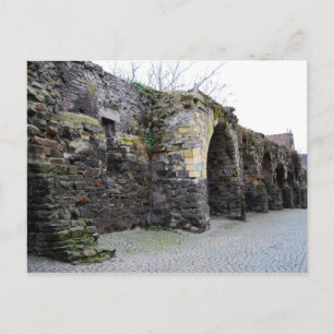 Die alte römische Stadtmauer Postkarte