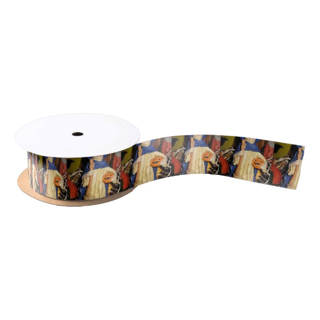 Die alte verwitterte Hexe Satinband (Spule)