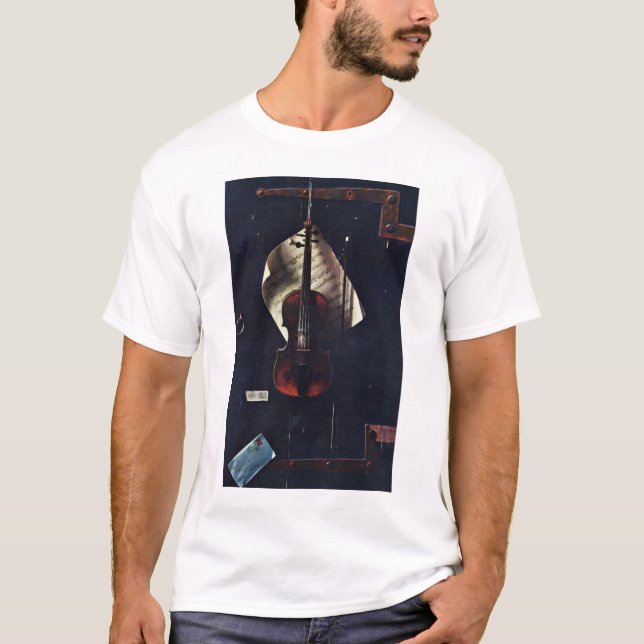 Die alte Violine durch Harnett William Michael T-Shirt (Vorderseite)