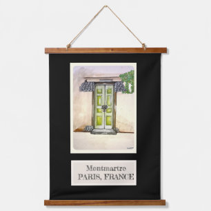 Die alte Weltmauer hängt Wandteppich Mit Holzrahmen