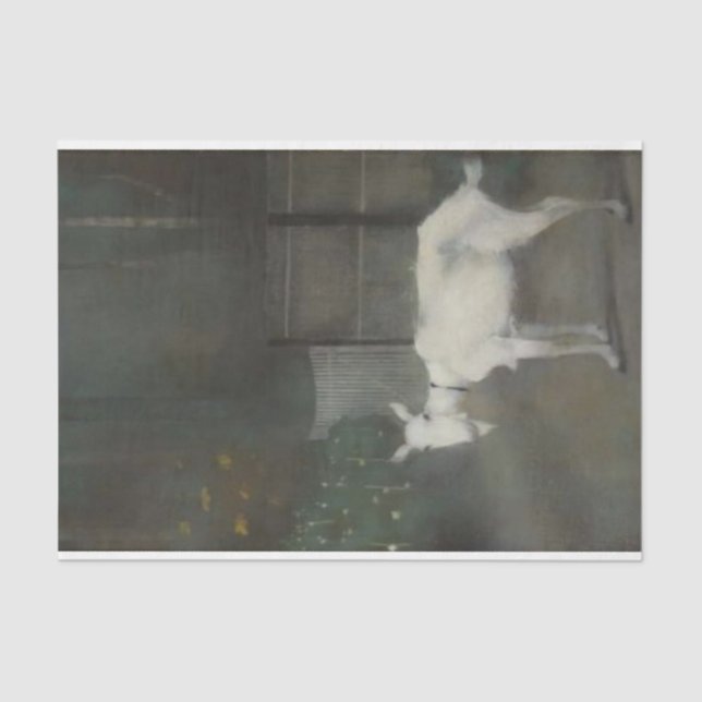 Die alte Ziege (von Jan Mankes) Seidenpapier (Vorderseite)