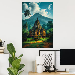 Die alten Candi der Hügel Poster