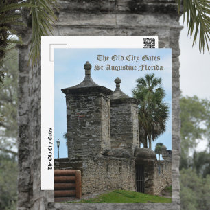 Die alten Stadttore Historic St Augustine FL Postkarte