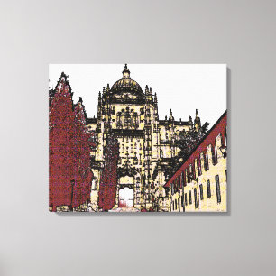 Die Altstadt von Salamanca Leinwanddruck