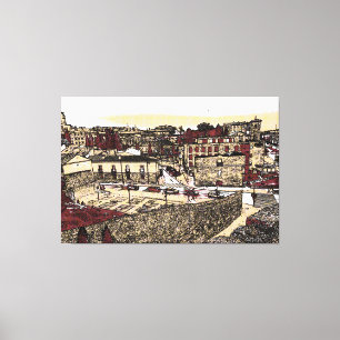 Die Altstadt von Salamanca Spanien Leinwanddruck