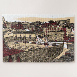 Die Altstadt von Salamanca Spanien Puzzle