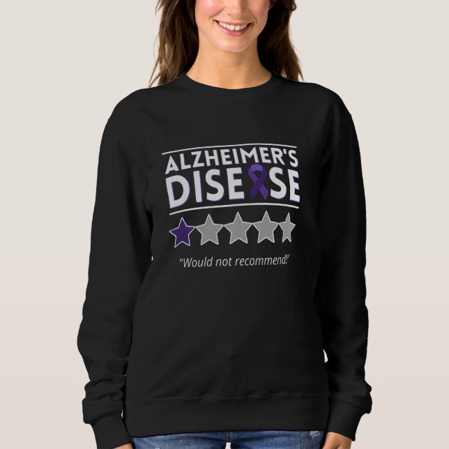 Die Alzheimer-Krankheit würde kein Bewusstsein emp Sweatshirt (Vorderseite)