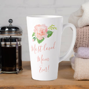 Die am meisten geliebte Mama je Hübsche Rose Milchtasse