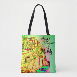 Die Amalfi-Küste Italiens Tote Bag von Künstler