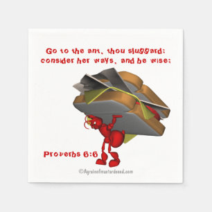 Die Ameisensprichwörter 6:6 Serviette