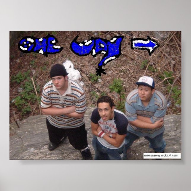 Die Amerikaner Teenage Punk Band Poster (Vorne)