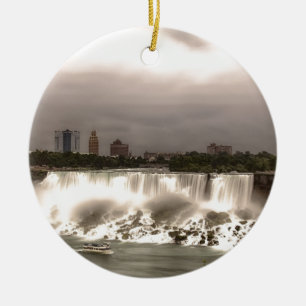 Die Amerikaner-und Schleier-Fälle Keramik Ornament