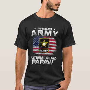 Die amerikanische Fahne der Nationalgarde der Stol T-Shirt