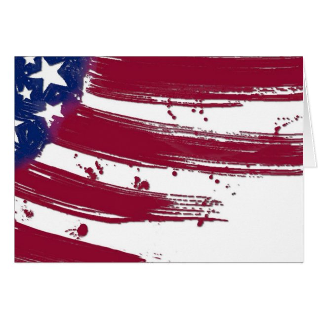 Die amerikanische Flagge (Vorderseite (Horizontal))