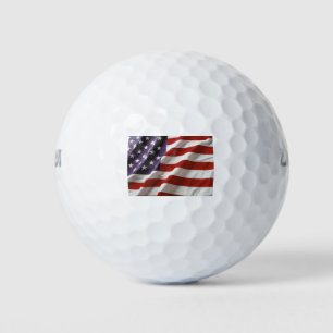 Die amerikanische Flagge - alter Ruhm Golfball